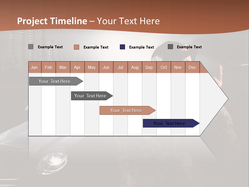 Night Fashion Chimney PowerPoint Template