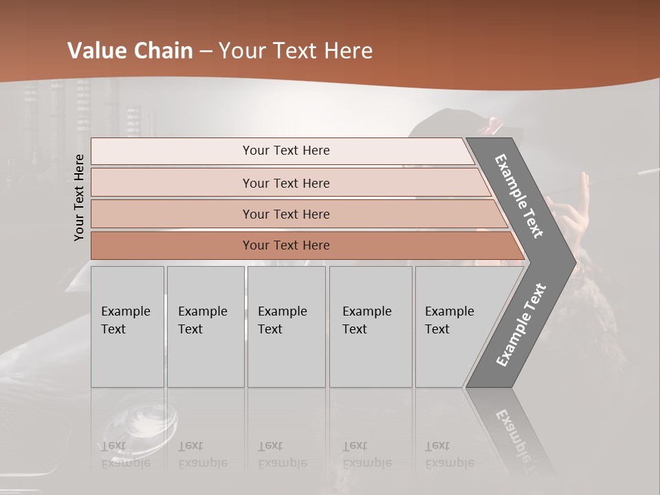 Night Fashion Chimney PowerPoint Template