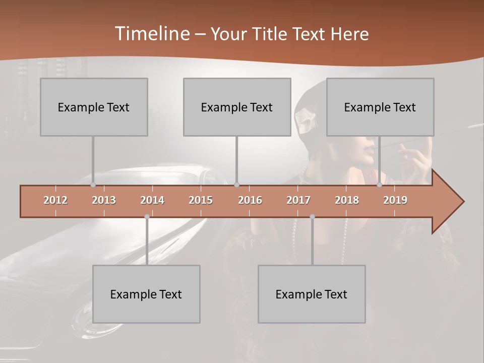 Night Fashion Chimney PowerPoint Template