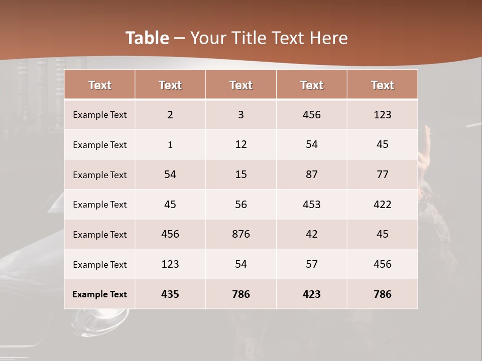 Night Fashion Chimney PowerPoint Template