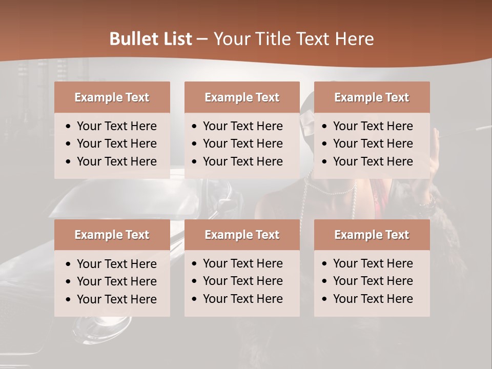 Night Fashion Chimney PowerPoint Template