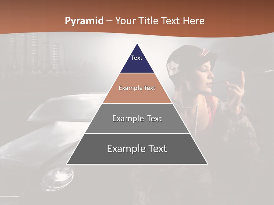 Night Fashion Chimney PowerPoint Template