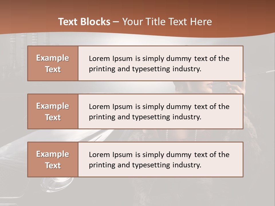 Night Fashion Chimney PowerPoint Template