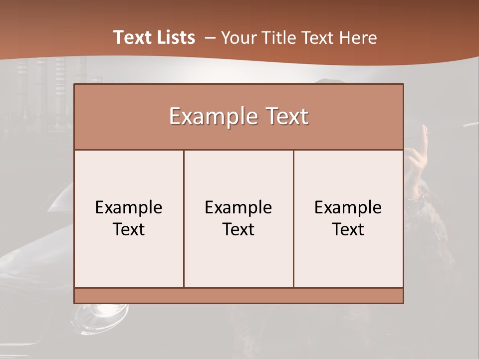 Night Fashion Chimney PowerPoint Template