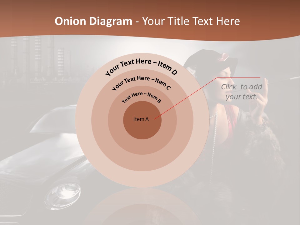 Night Fashion Chimney PowerPoint Template