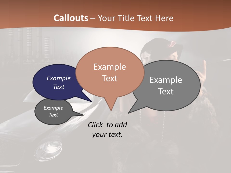 Night Fashion Chimney PowerPoint Template