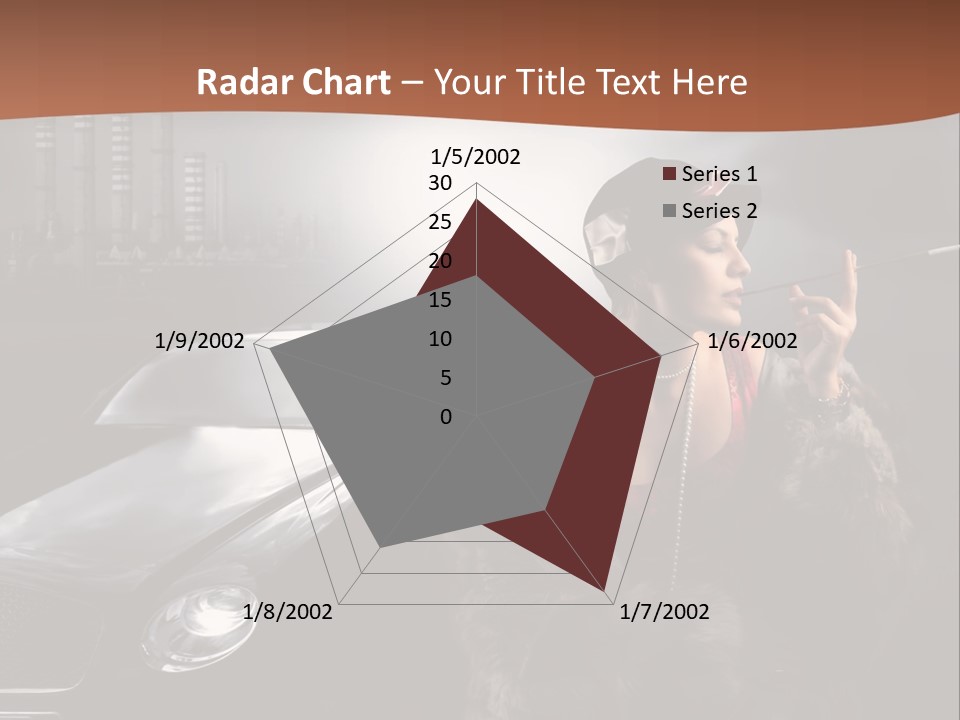 Night Fashion Chimney PowerPoint Template