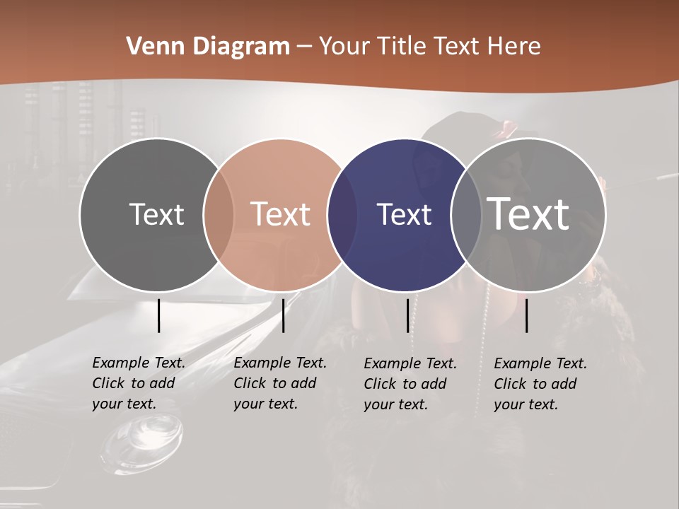 Night Fashion Chimney PowerPoint Template