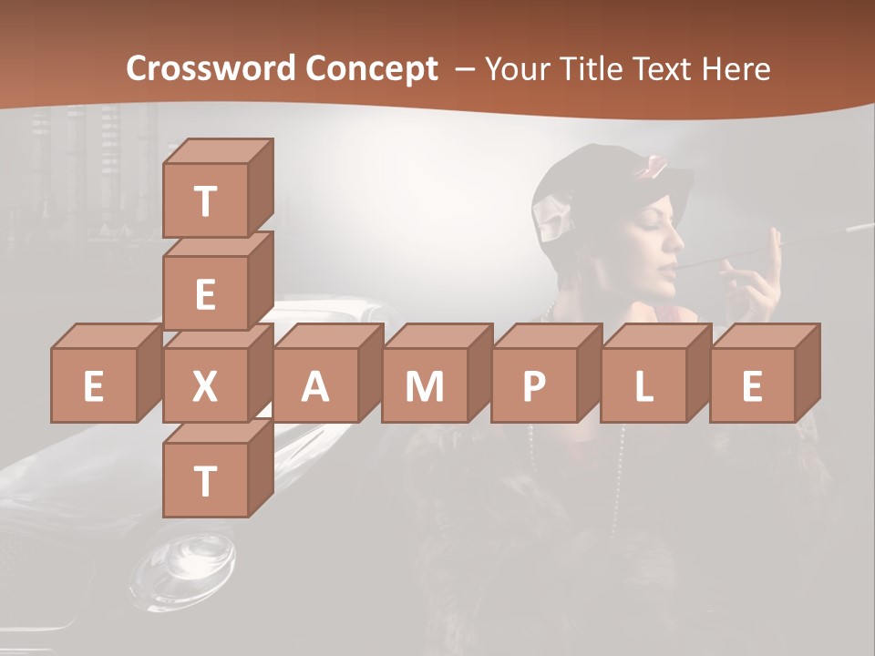 Night Fashion Chimney PowerPoint Template