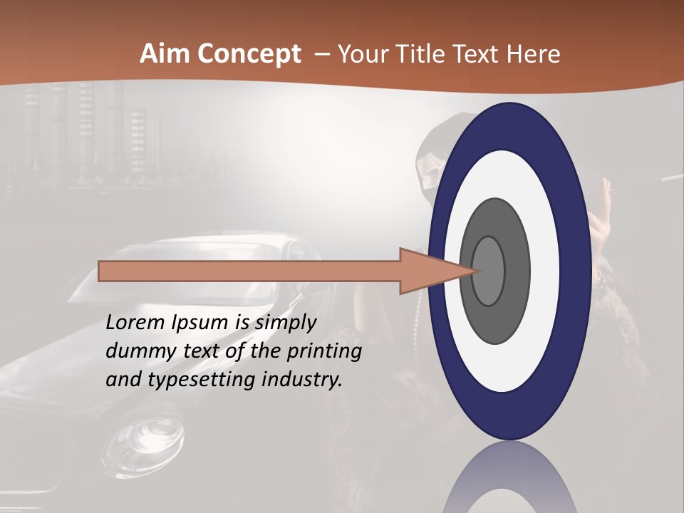 Night Fashion Chimney PowerPoint Template