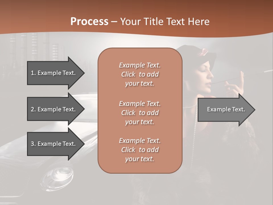 Night Fashion Chimney PowerPoint Template
