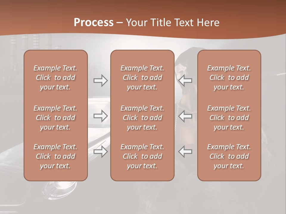Night Fashion Chimney PowerPoint Template