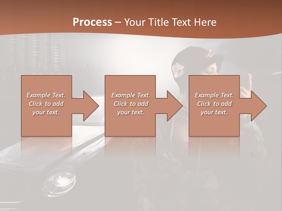 Night Fashion Chimney PowerPoint Template