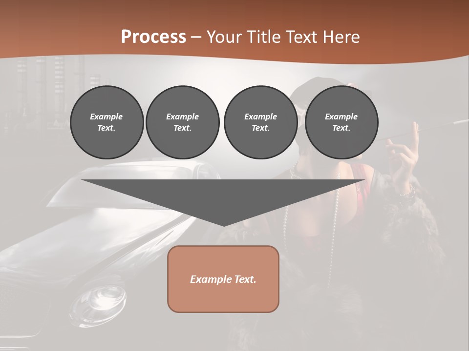Night Fashion Chimney PowerPoint Template