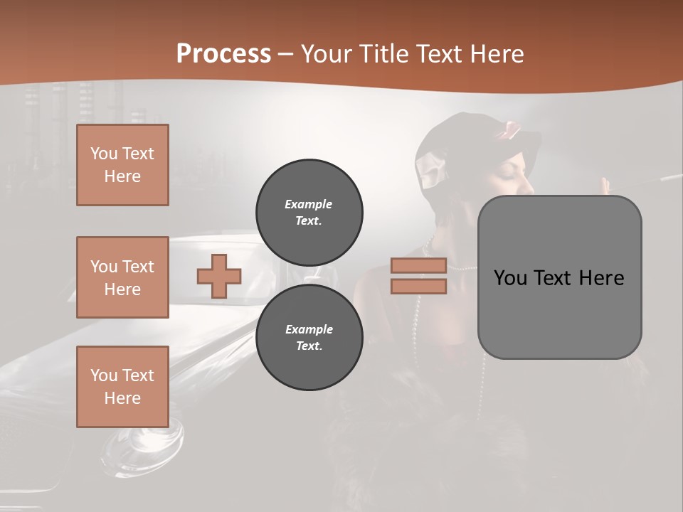Night Fashion Chimney PowerPoint Template