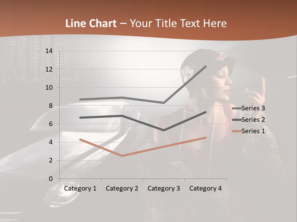 Night Fashion Chimney PowerPoint Template