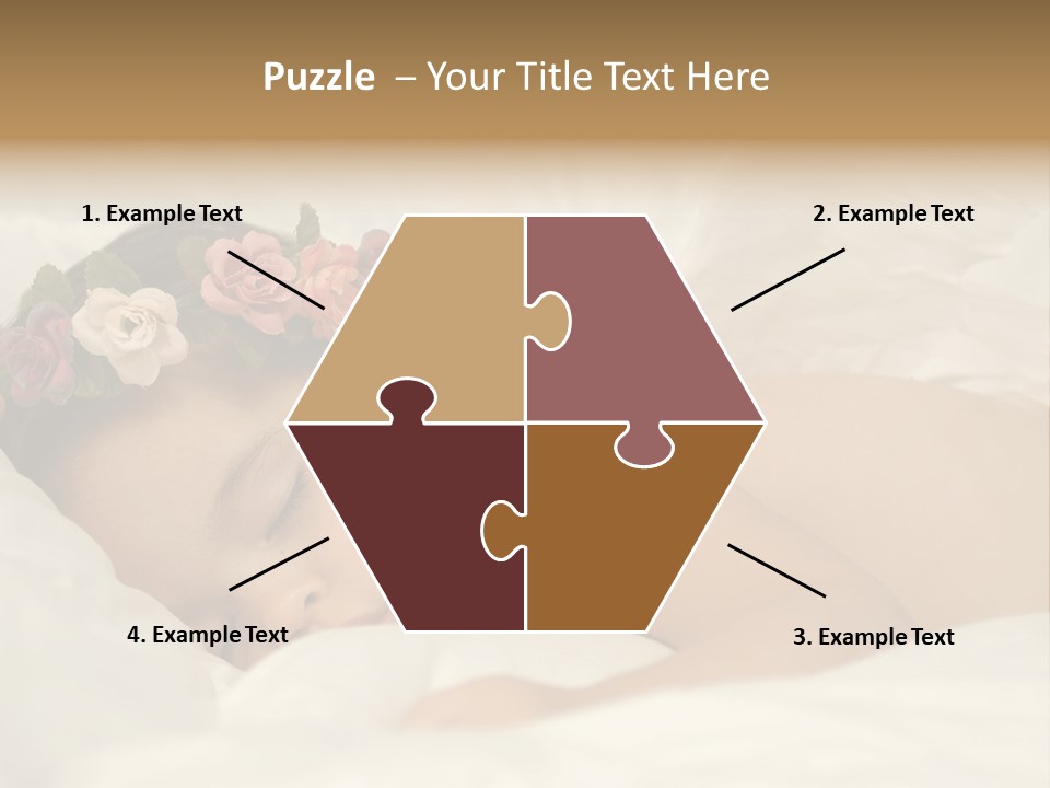 Toddler Flowers Laying PowerPoint Template