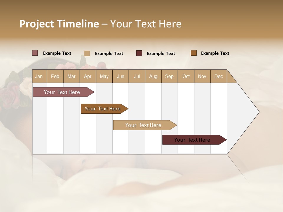 Toddler Flowers Laying PowerPoint Template