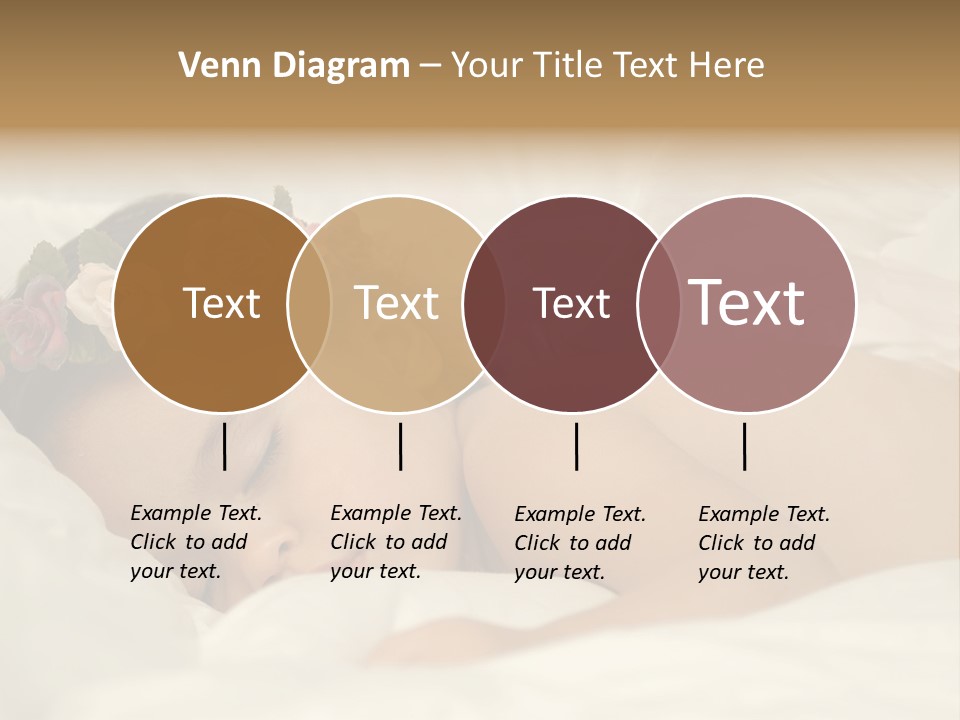 Toddler Flowers Laying PowerPoint Template