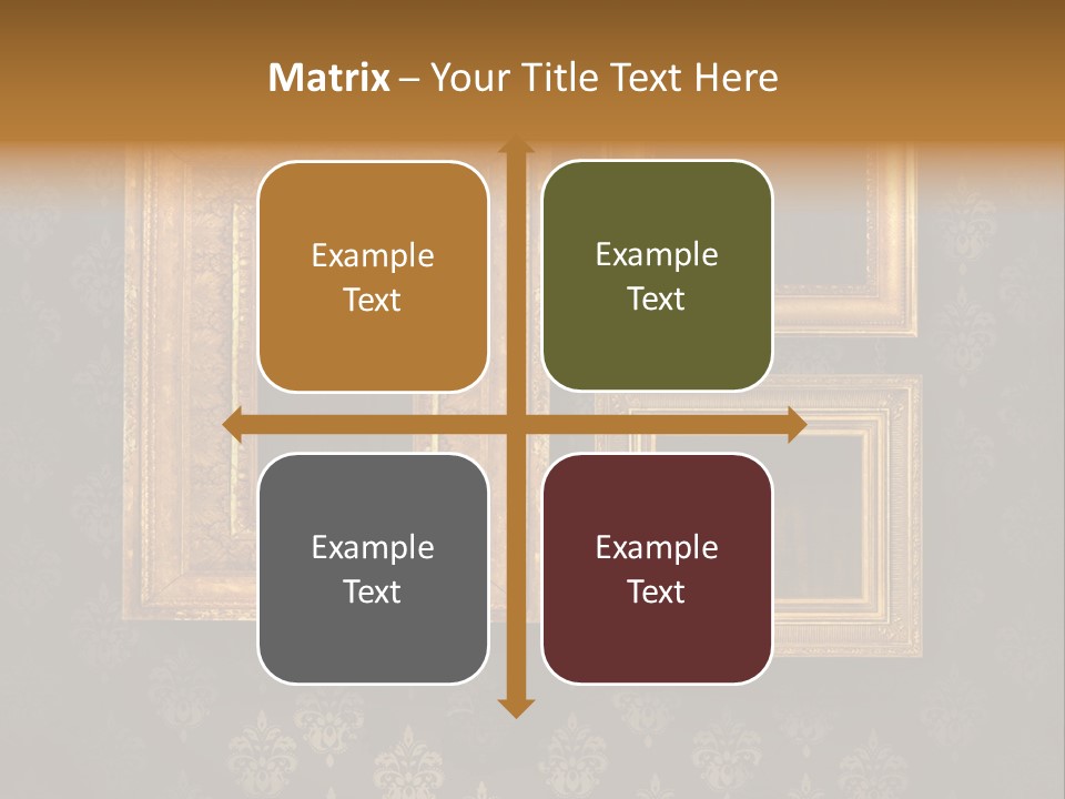 Room Rusty Backdrop PowerPoint Template