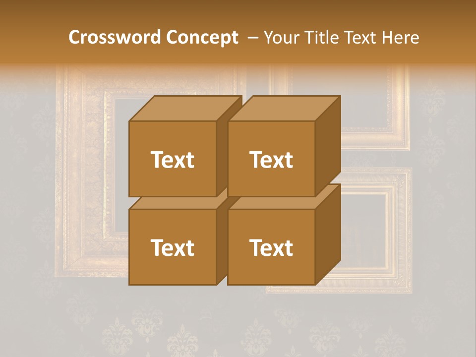 Room Rusty Backdrop PowerPoint Template