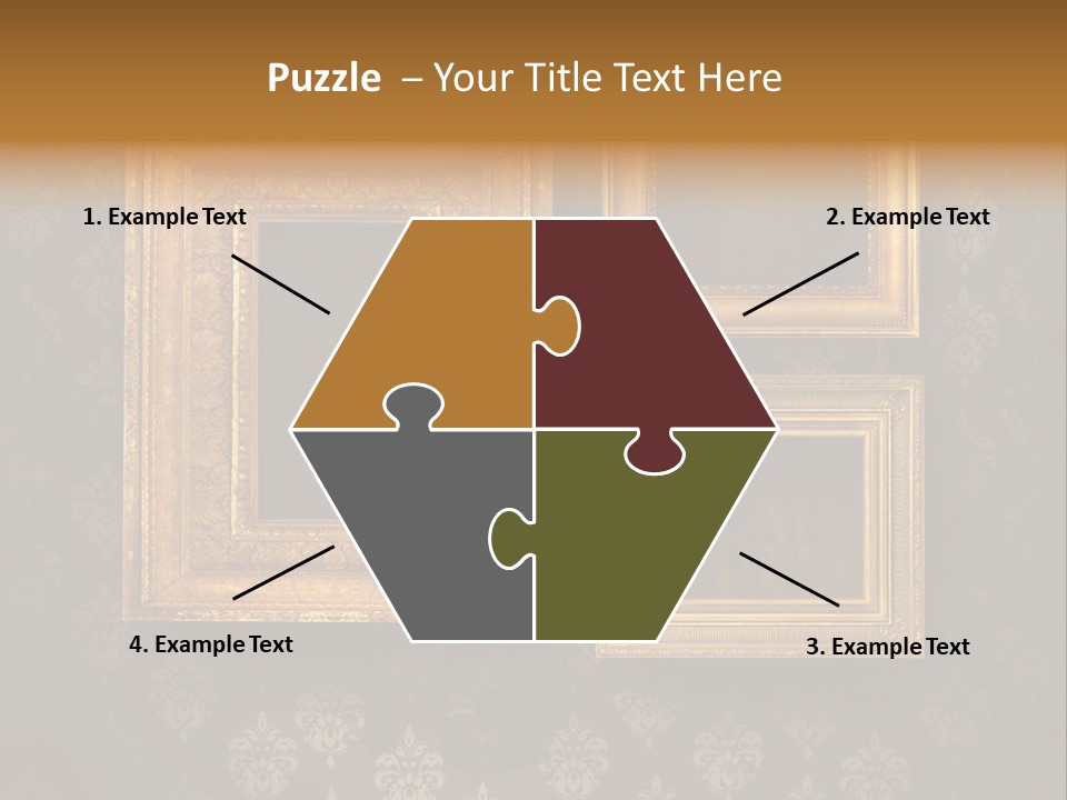 Room Rusty Backdrop PowerPoint Template