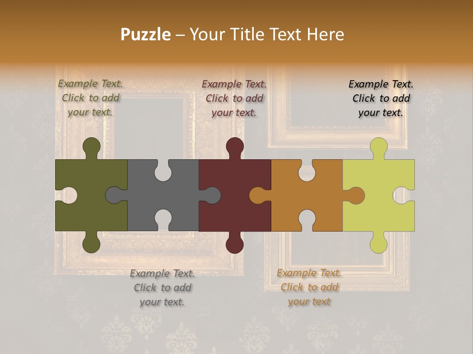 Room Rusty Backdrop PowerPoint Template