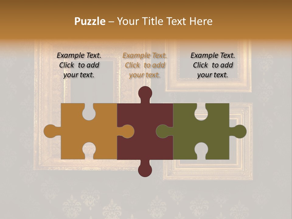 Room Rusty Backdrop PowerPoint Template