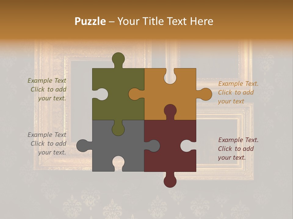 Room Rusty Backdrop PowerPoint Template