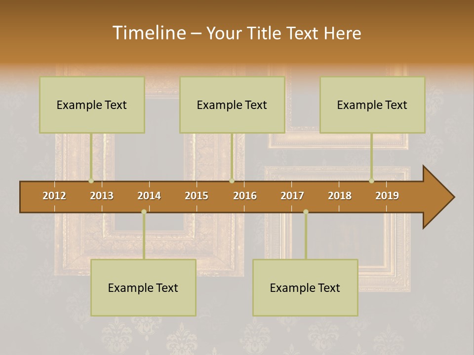 Room Rusty Backdrop PowerPoint Template