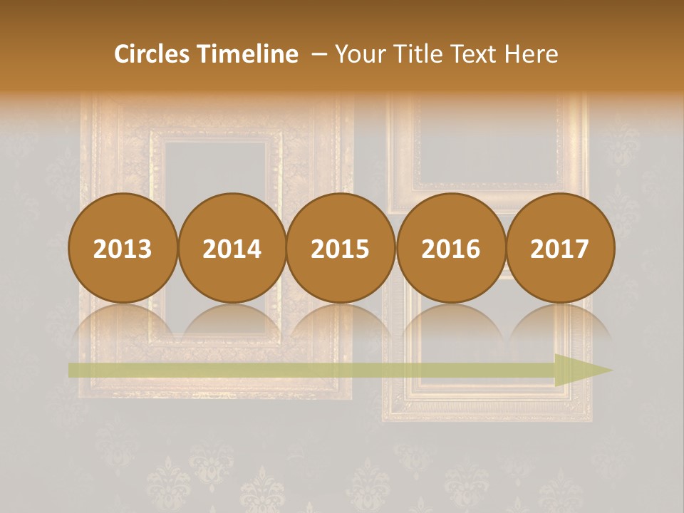 Room Rusty Backdrop PowerPoint Template