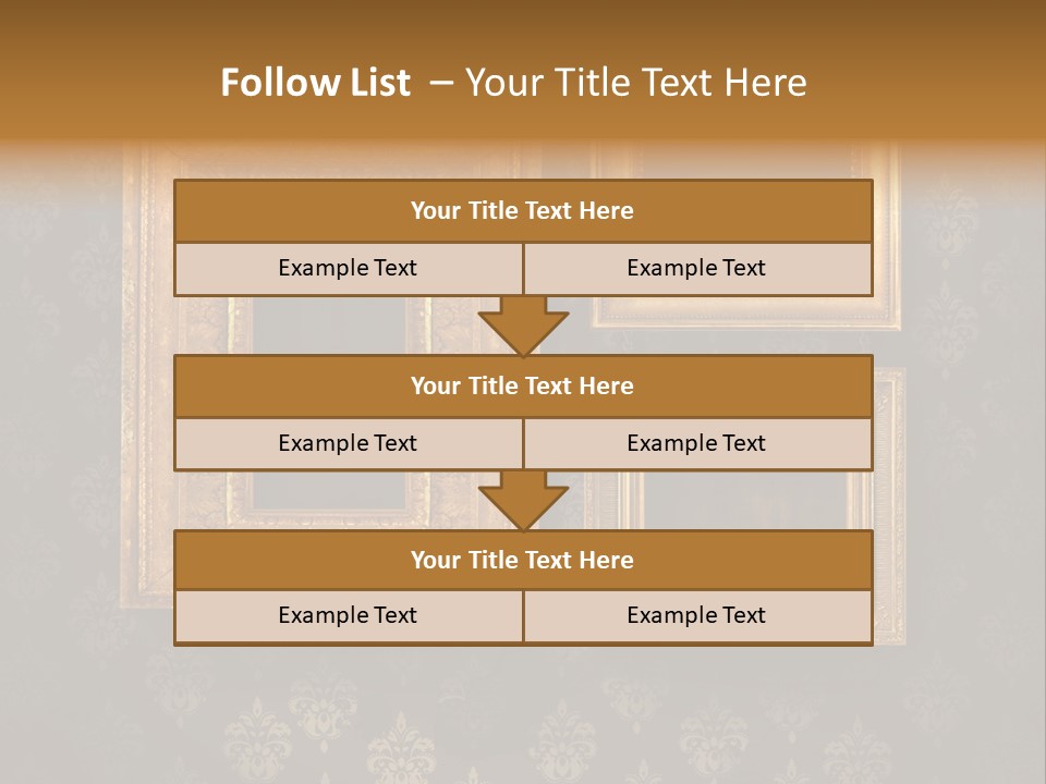 Room Rusty Backdrop PowerPoint Template