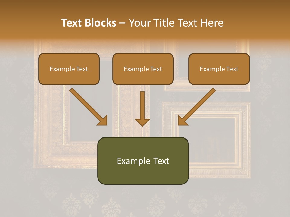 Room Rusty Backdrop PowerPoint Template