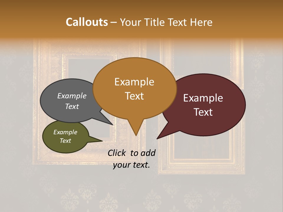 Room Rusty Backdrop PowerPoint Template