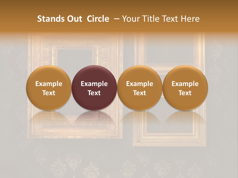 Room Rusty Backdrop PowerPoint Template