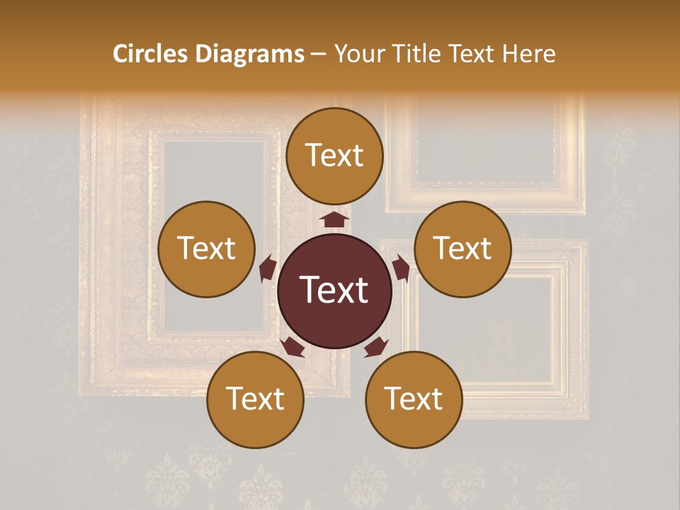 Room Rusty Backdrop PowerPoint Template