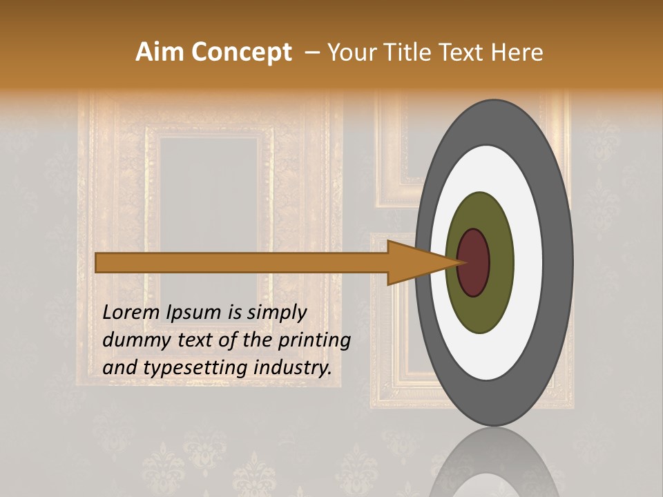 Room Rusty Backdrop PowerPoint Template