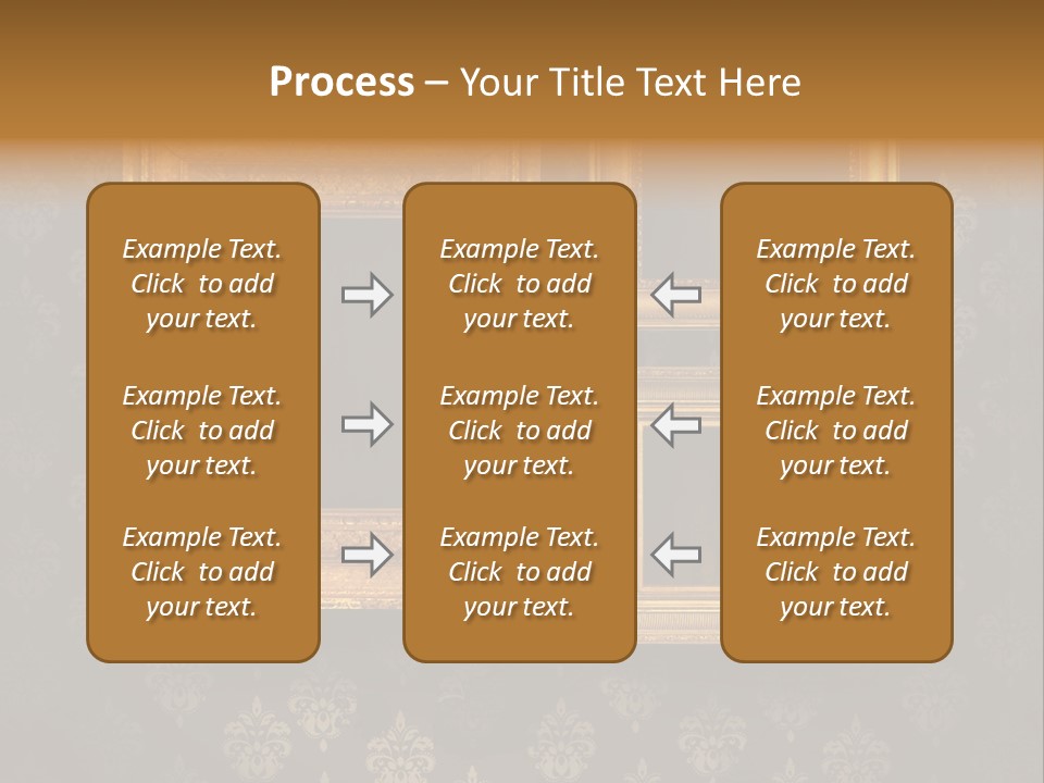 Room Rusty Backdrop PowerPoint Template