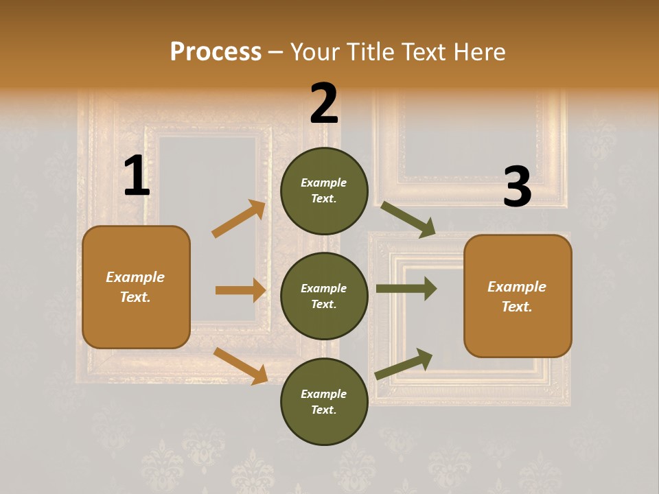 Room Rusty Backdrop PowerPoint Template