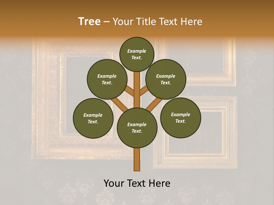 Room Rusty Backdrop PowerPoint Template