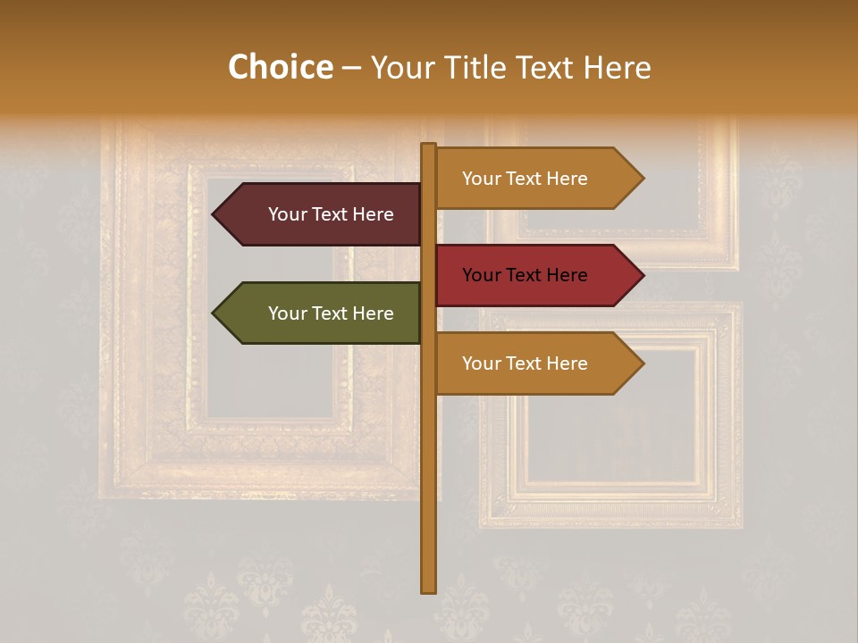 Room Rusty Backdrop PowerPoint Template