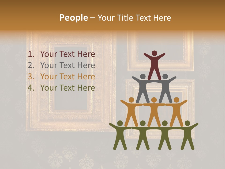 Room Rusty Backdrop PowerPoint Template