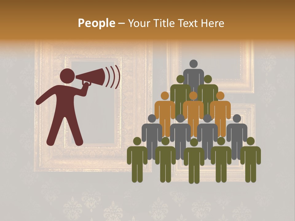 Room Rusty Backdrop PowerPoint Template