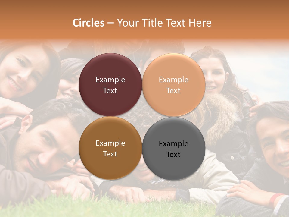 Grass Adults American PowerPoint Template