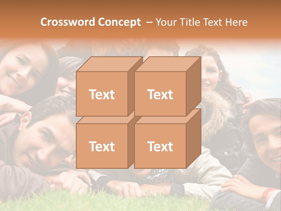 Grass Adults American PowerPoint Template