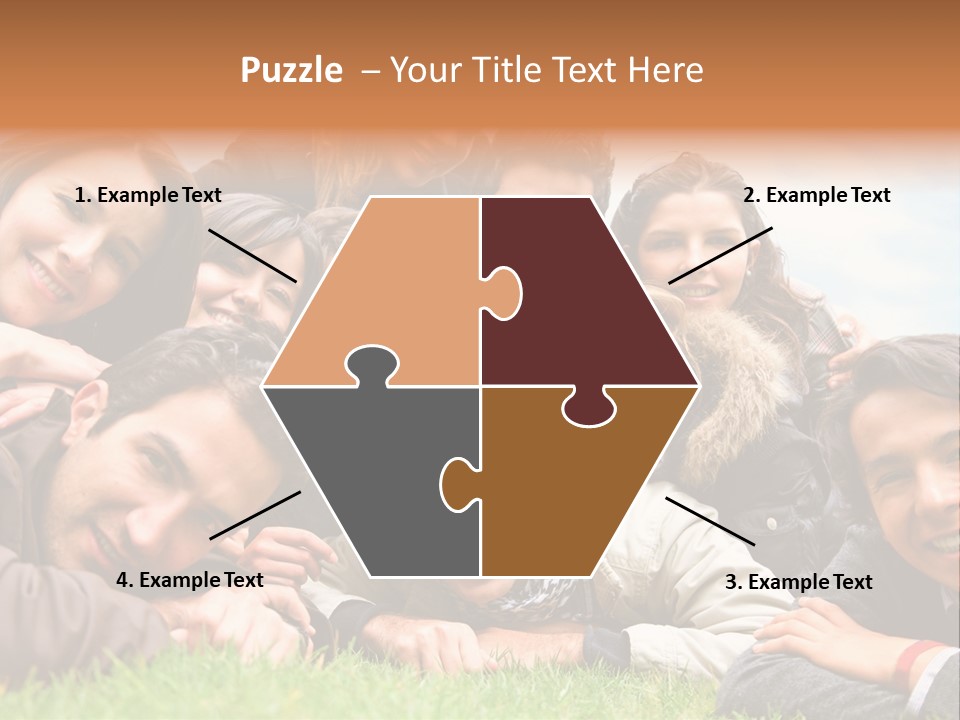 Grass Adults American PowerPoint Template