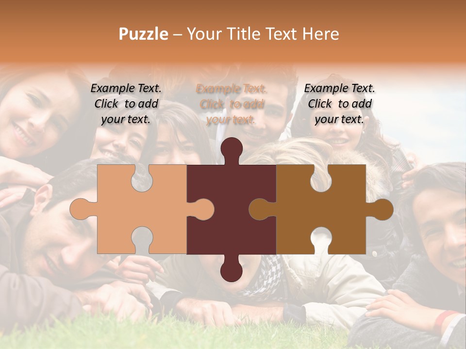 Grass Adults American PowerPoint Template