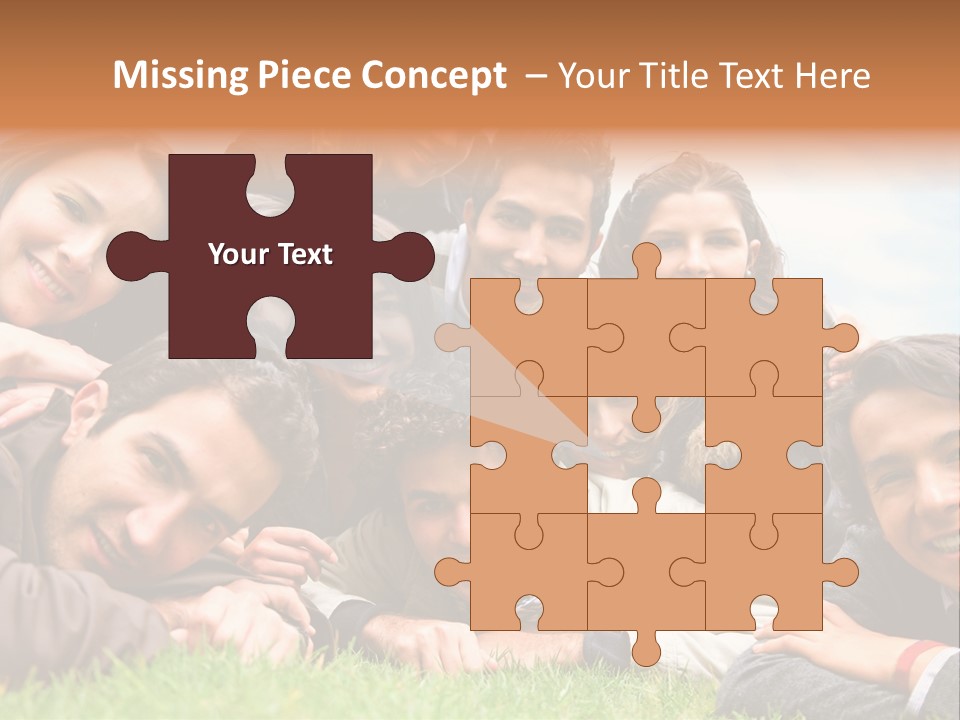 Grass Adults American PowerPoint Template