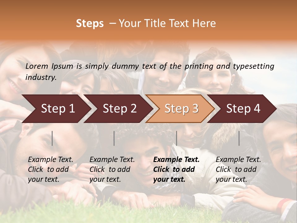 Grass Adults American PowerPoint Template