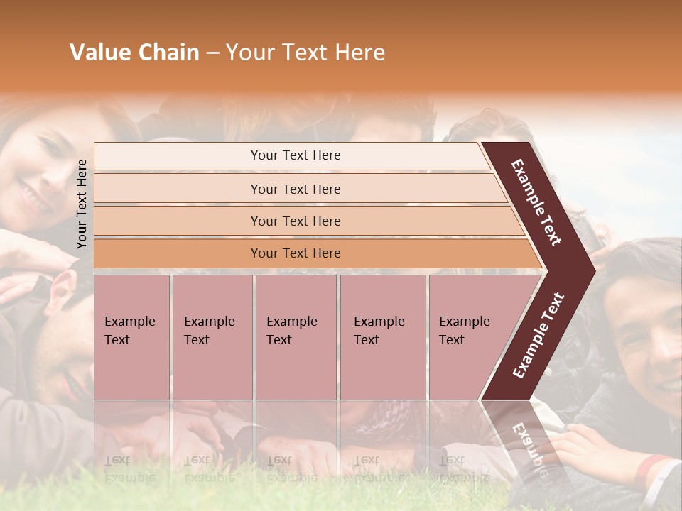 Grass Adults American PowerPoint Template